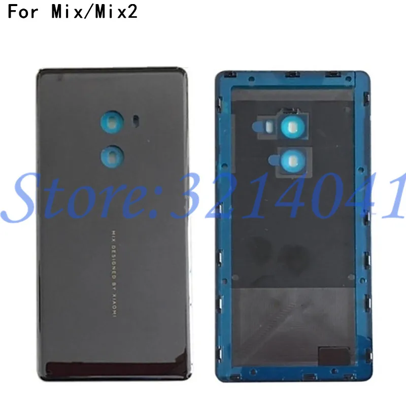

Original New Ceramic Battery Door Back Cover Housing Case For Xiaomi Mi Mix Mi MIX 2 MI Mix 2S Without Camera Lens+Adhesive