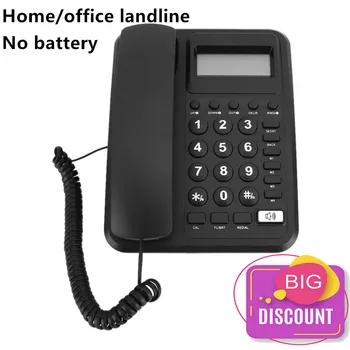KX-T2023-teléfono inalámbrico para casa, identificador de llamadas, sin batería