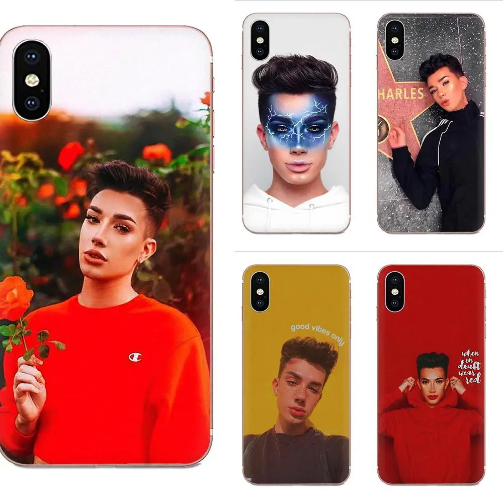 James Charles для Xiaomi Redmi Mi 4 7A 9T K20 CC9 CC9e Note 7 9 Y3 SE Pro Prime Go Play мягкий прозрачный ТПУ