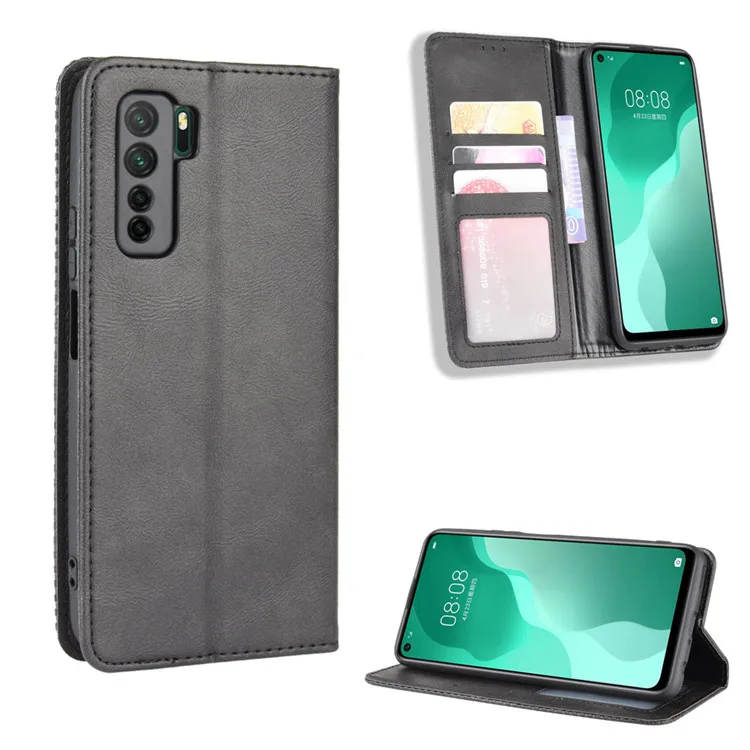 For Huawei nova 7 SE Case Premium Leather Wallet Leather Flip Case For Huawei nova 7 SE Phone Case 6.5" huawei silicone case