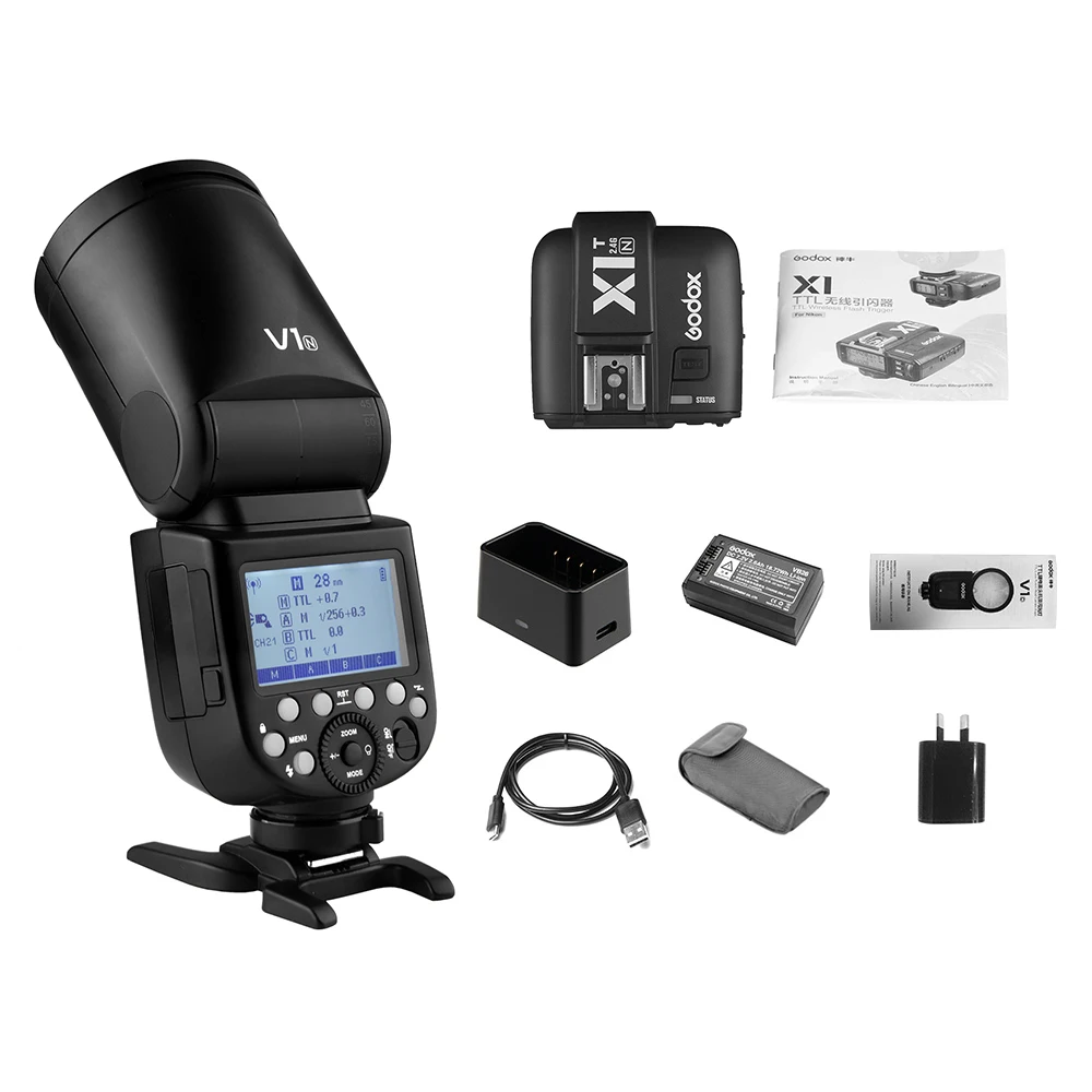 Профессиональная вспышка для камеры Speedlite с круглой головкой беспроводной 2,4 г Fresnel зум для Nikon D5300 D750 D850 D7100 Z7 камера s видеокамера