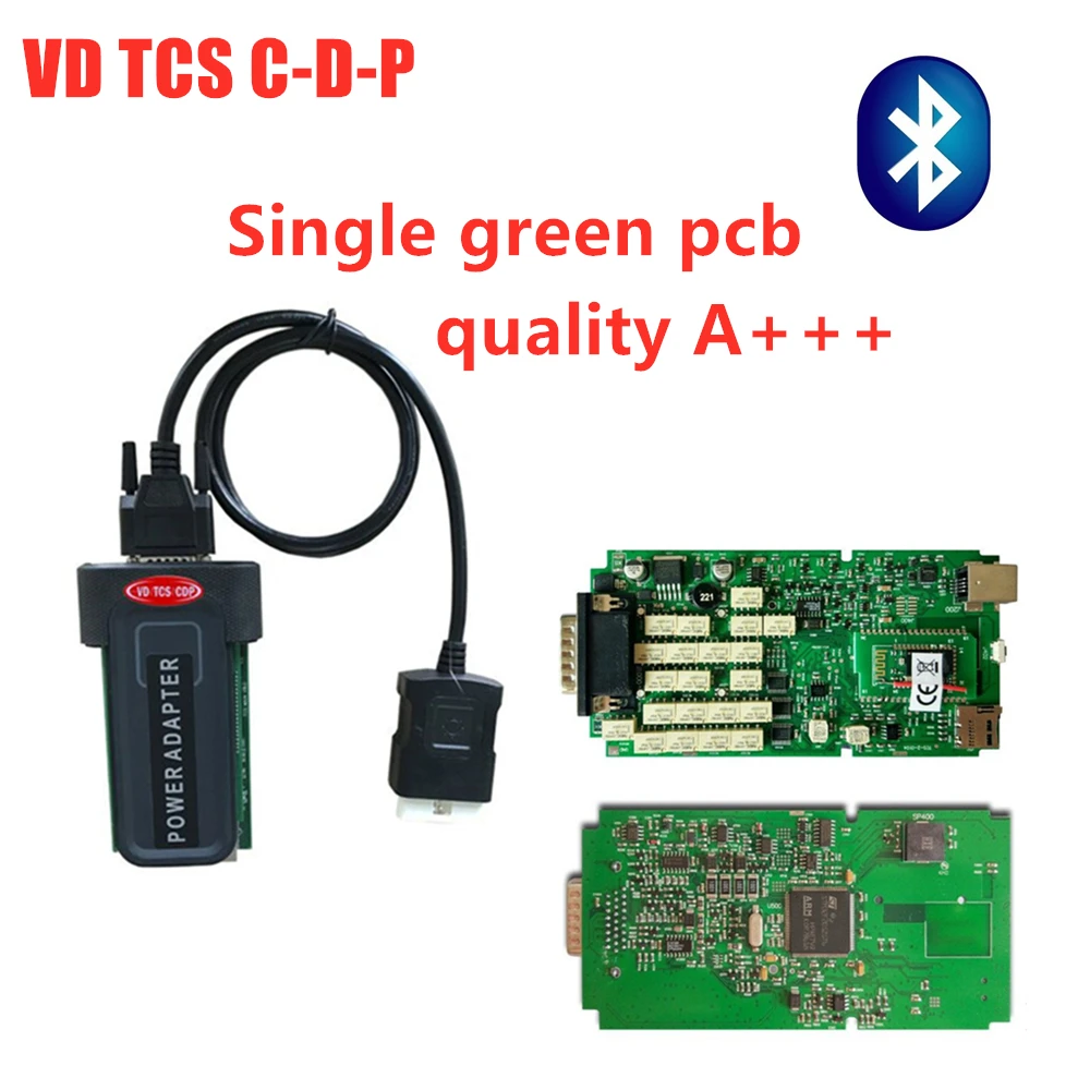 Качество A+++ черный VD TCS C-D-P сканирование для автомобиля с bluetooth 2016R0 keygen одноплатный obd автомобили Грузовики диагностический инструмент