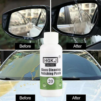 

50ml Restore Headlights Glass Cleaning Polishing Paste Sponge Solution Coating Tool Glass Cleaning Polishing Paste