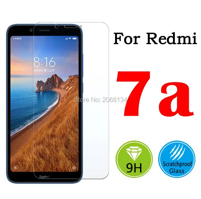 Защитное стекло закаленное для xiaomi redmi 7a a7 7 a 4|Защитные стёкла и плёнки| |