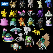 TAKARA TOMY Покемон мультфильм 37 стилей Сквиртл Бульбазавр Чаризард детектива пика Аниме фигурки куклы игрушки подарки для детей