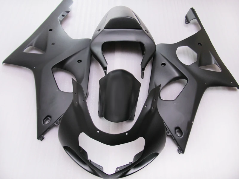 Полный набор обтекателей для мотоцикла 2000 2001 2002 Suzuki GSX R1000 00 01 02 GSXR 1000 K2 плоские черные Высококачественные обтекатели