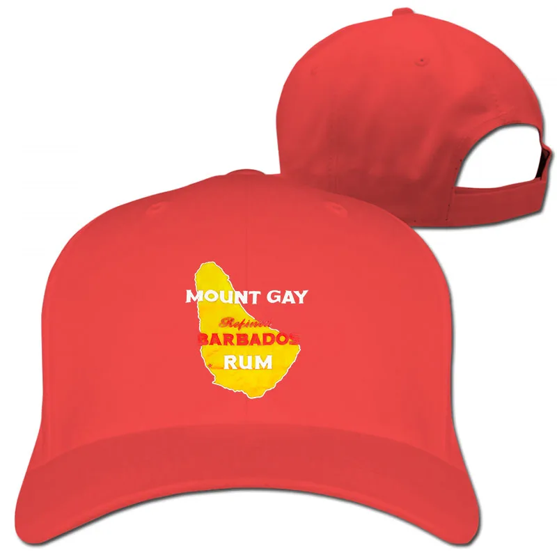 90s VTG nos MOUNT GAY RUM BARBADOS nwot логотип Liquor XL Booze промо бейсболка для мужчин и женщин Кепка для водителя грузовика модная Регулируемая Кепка - Цвет: 1-Red