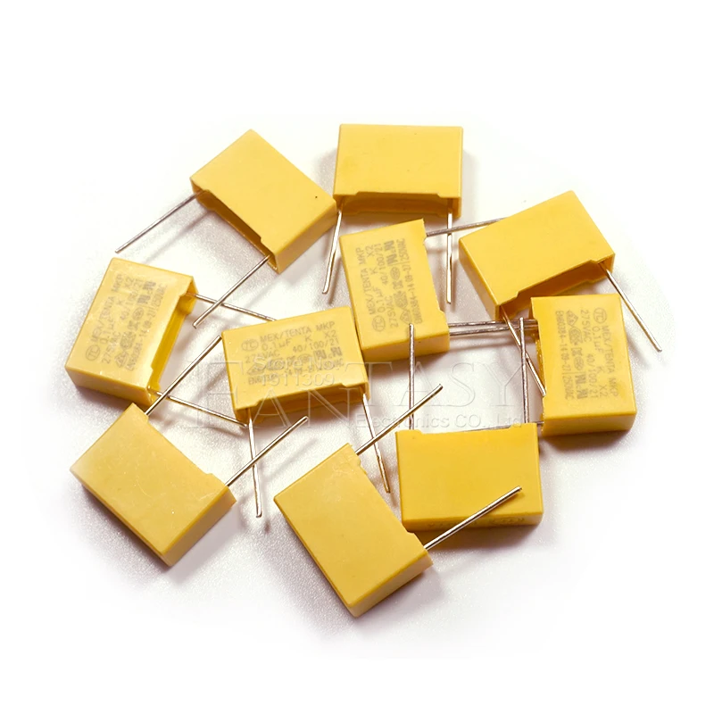 20pcs 100nF capacitor X2 capacitor 275VAC Pitch 15mm X2 Polypropylene film 275V 0.1uF polypropylene film capacitor