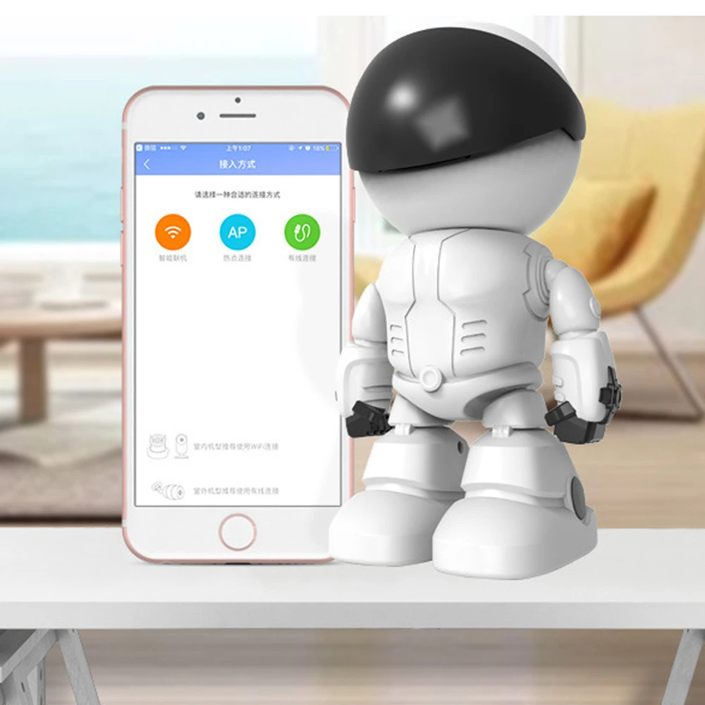 

720P/1080P Cloud Home Security IP Camera Robot Intelligent Auto Tracking Camera Wireless WiFi CCTV Camera Surveillance Camera