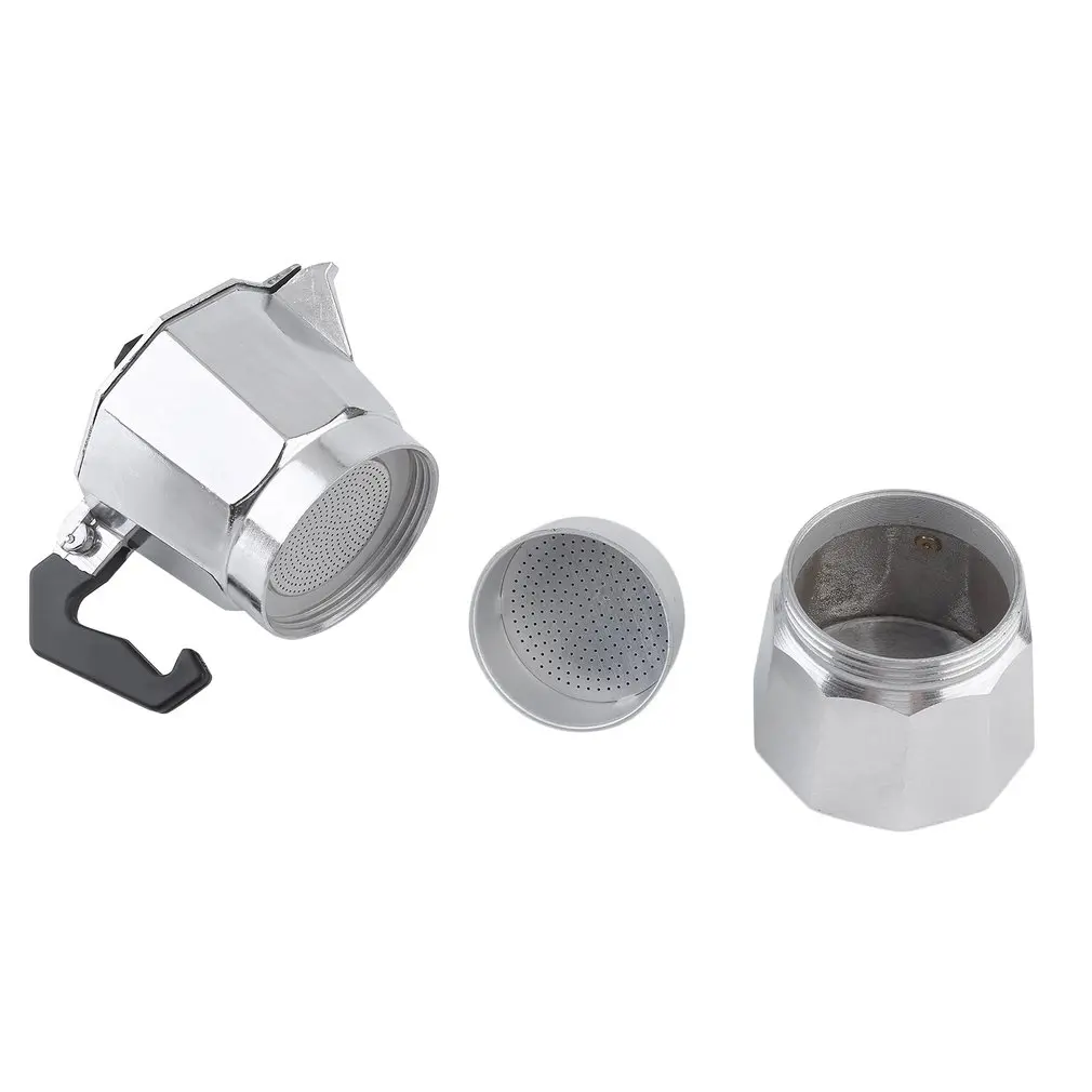 

Mocha Coffee Maker Portable Eight-Angled Cafetiere Aluminum Coffee Percolator Home Office Mocha Pot Durable Espresso Maker