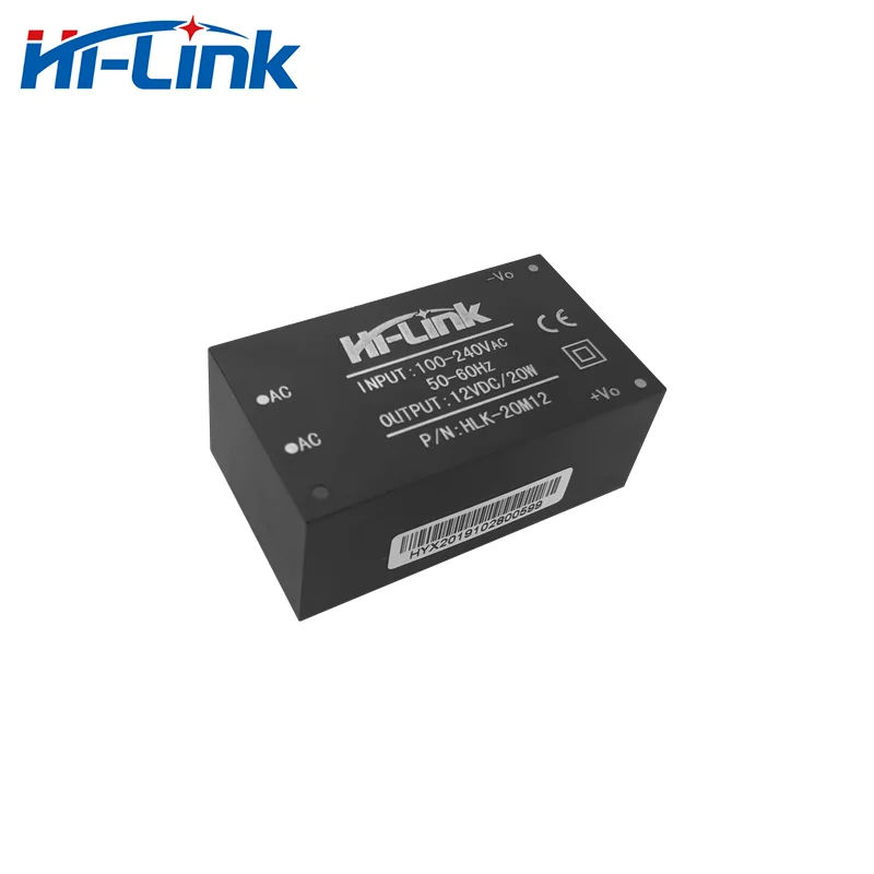 Hi-Link AC DC Circuit Converter Power Module HLK-20M12 220V to 12V 20W Isolated Switching Step Down
