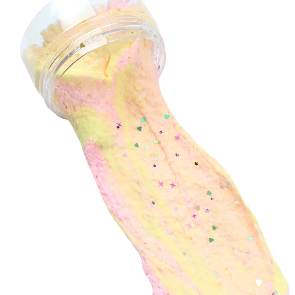 Squishy Scented Stress Kids Clay Toys Decompression Mud Toy Mixing Cloud Cotton Candy Slime Unzip Anti-stress Gift #B