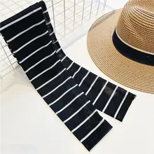 Женские летние ледяные шелковые рукавицы, радужные цветные полосатые Harajuku солнцезащитные охлаждающие перчатки для езды на велосипеде