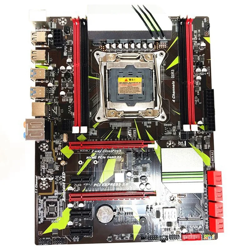 PPYY-X99 LGA2011-V3 High Speed Module 4 Channel DDR3 Professional Motherboard Stable Desktop Computer System Board Mainboard Pow