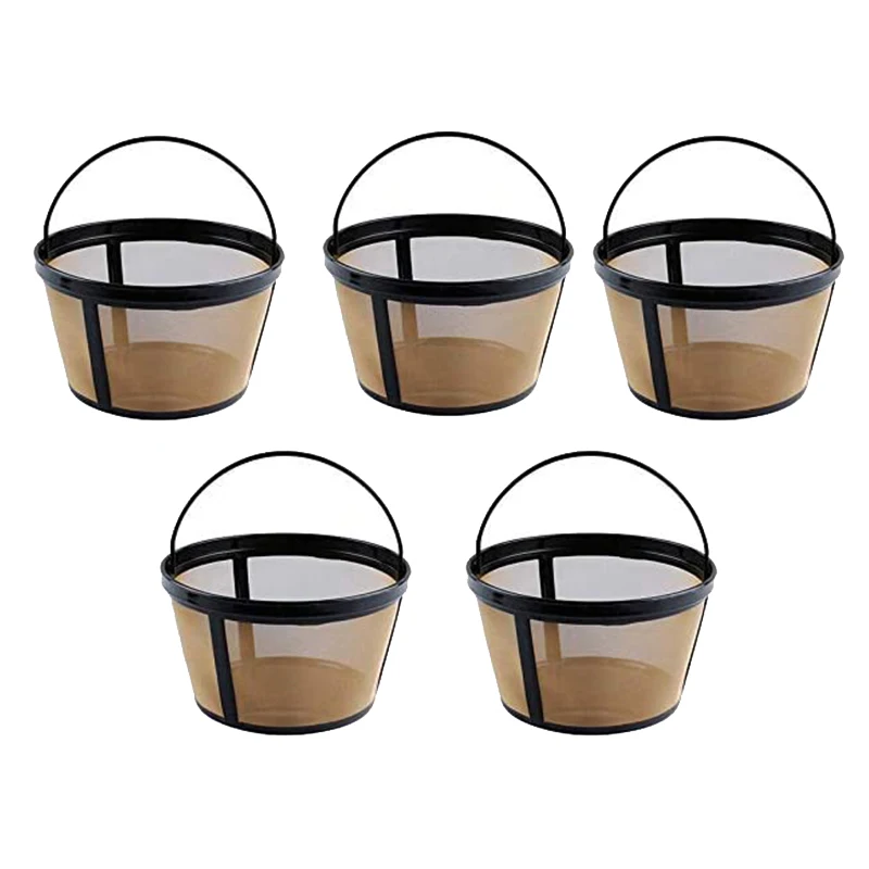 

5 Pack Reusable Coffee Filter for Mr. Coffee Permanent Coffee Filter for Machines and Brewers
