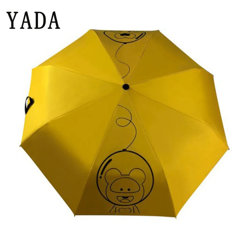 YADA Design Cute Cartoon Mouse Umbrella Folding Automatic Umbrellas For Children Women Anti-UV Lovely Rain Animal Umbrella YD250