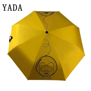 

YADA Design Cute Cartoon Mouse Umbrella Folding Automatic Umbrellas For Children Women Anti-UV Lovely Rain Animal Umbrella YD250