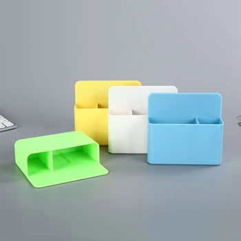 

1PC New Magnet Magnetic Marker Pen Storage Box Grid Rubber Magnet Plastic Organizer for Classroom Meetingroom Pencil Case Save