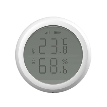 

Wireless Temperature Sensor Zigbee Temperture Heat Detector App Control Thermometer Humidity Sensor Smart Home