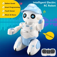 Intelligent Programming Auto Demo RC Robot Touch Sensing Slide Walking Dance Sing Deliver Function Infrared Remote Control Toy's 1