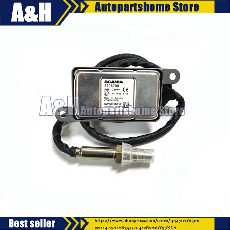 Sensore Di Particolato Di Recente Fuliggine Partikel 2296799 2894940 Sensore Nox Per Scania Cummins Volvo Iveco Man Daf 12/24V 2872298 2894943