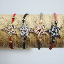 10 шт./лот Ручной Работы Регулируемый cz браслет, Мода кубический циркон аксессуары, дамы браслет ювелирные изделия