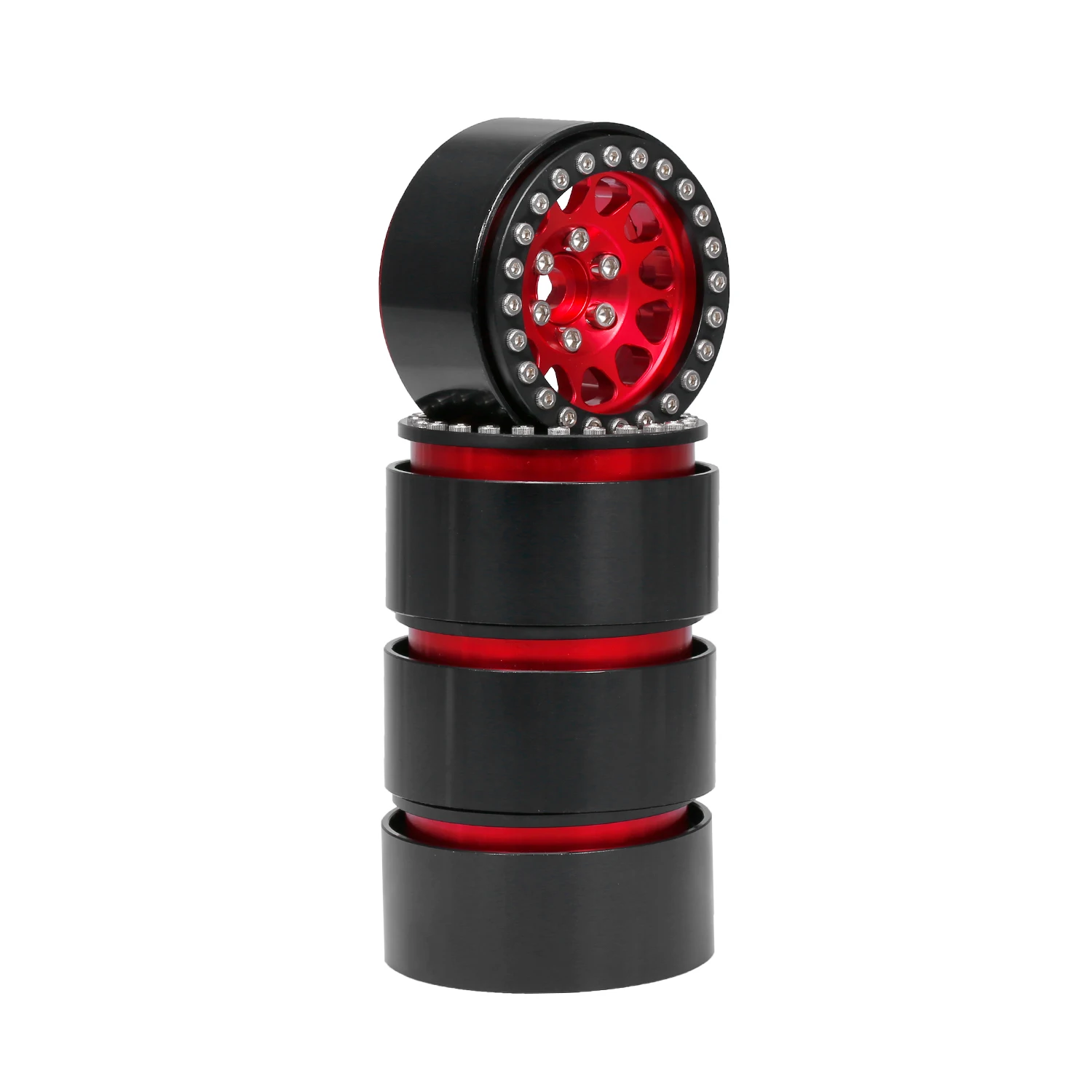 Новейшие 4 шт. металлические 1,9 Beadlock колеса обода ступицы для 1/10 Traxxas Hsp Redcat Rc4wd Tamiya осевой SCX10 D90 HPI RC автомобиль