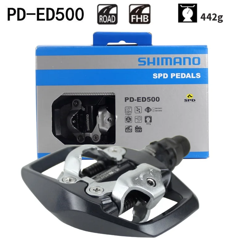 Shimano-ペダルとセルフロックフックを備えたバイクペダル
