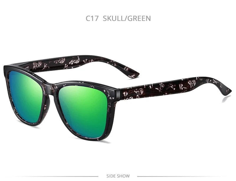 Fyrkantiga solglasögon för herr och dam polariserade_voghion.com