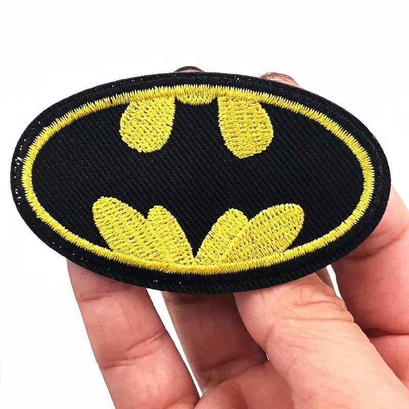 Superhero Batman Iron on//Sew on Embroidered Patch//Badge T-shirt Patch