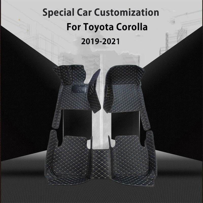 

Car Floor Mats For Toyota Corolla 2019 2020 2021 hybrid Waterproof Interior Auto Accessories Custom Styling Foot Pads Rugs