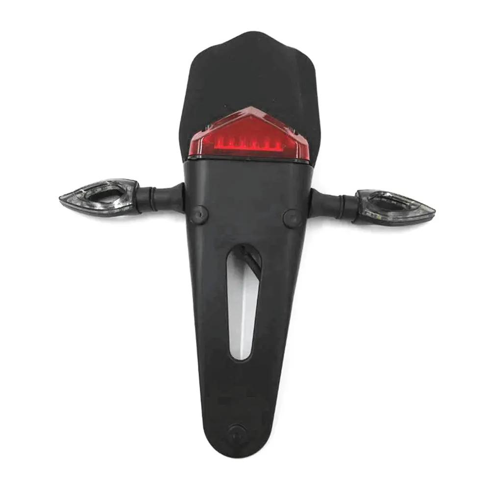 LED Motorcycle Trial Bike Fender Brake Stop Rear Tail Light Motorbike Taillights Turn Signal |