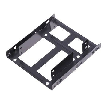 

2.5 To 3.5 Hard Disk Bracket Hard Drive Dual Desktop SSD Mounting Bracket Internal Adapter