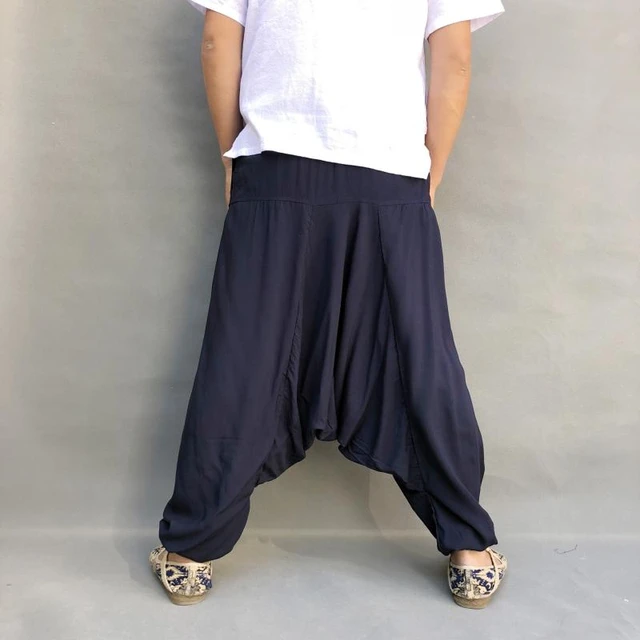 Pantalones bombachos de estilo chino para hombre Tan Jianjun unisex