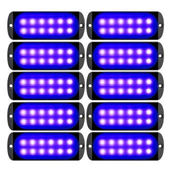 

12V Signal Light 36W 12LED Blue Truck Auto Motorcycle Off-road Fog Lamp