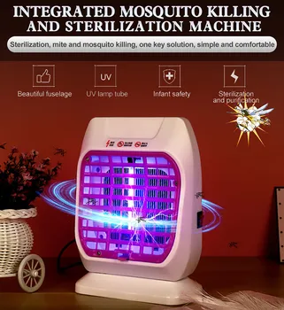 

USB Rechargeable LED Mosquito Killer Lamp UV Sterilization Germicidal Lamp Home Sanitizer Mite Mosquito Disinfect Light J80