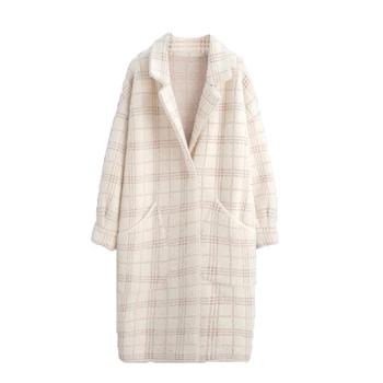 

Yocalor Heavy Work Abrigos Mujer Invierno 2019 Plus Size Thicked Mid Long Cardigan Sweater Autumn Winter Water-velet Coat