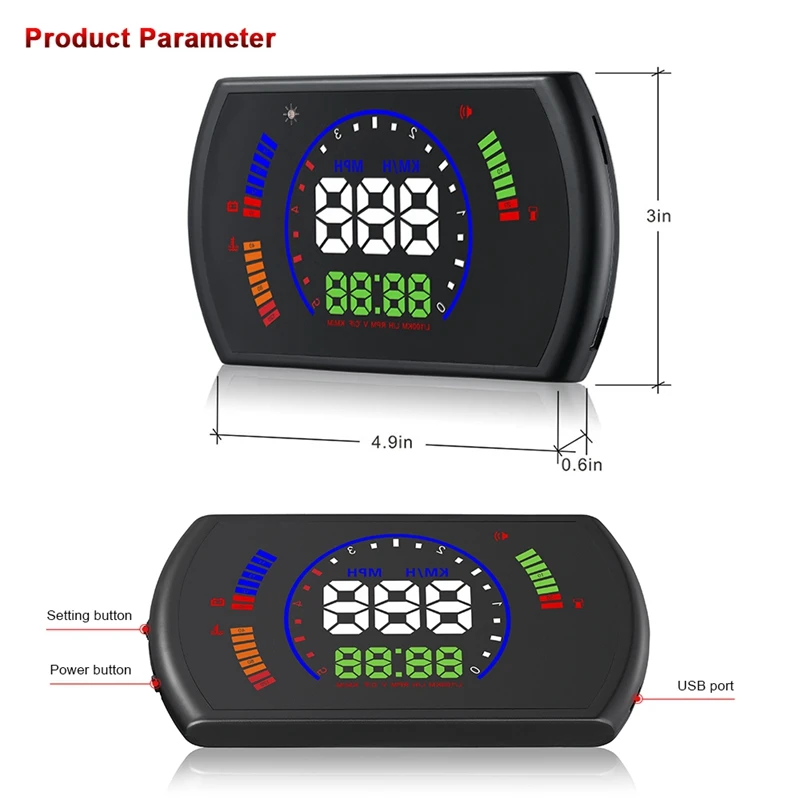 Автомобильный дисплей obd2