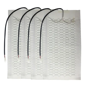 

4Pcs 2 Seats Heated Seat Heater Kit 12V Carbon Fiber Round High/Low Switch