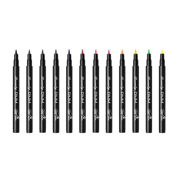 

12pcs/set Colorful Liquid Eyeliner Pen Eye Makeup Waterproof Tools Long-lasting Black Eye Liner Pencil Makeup Tools