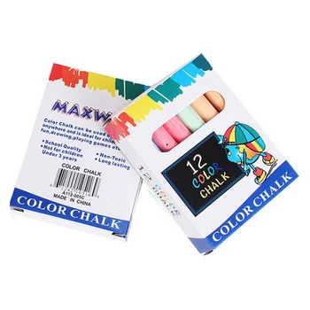 

School Stationery Art Easy Clean Meeting Room Dustless Chalk Learning Blackboard Smooth Writing Office Kids Teacher Kindergarten