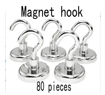 

Magnet hook pieces Magnetic hooks, Strong Neodymium Magnet Hook for Home, Office etc, 22LBS multi magnet ,Strong Magnet