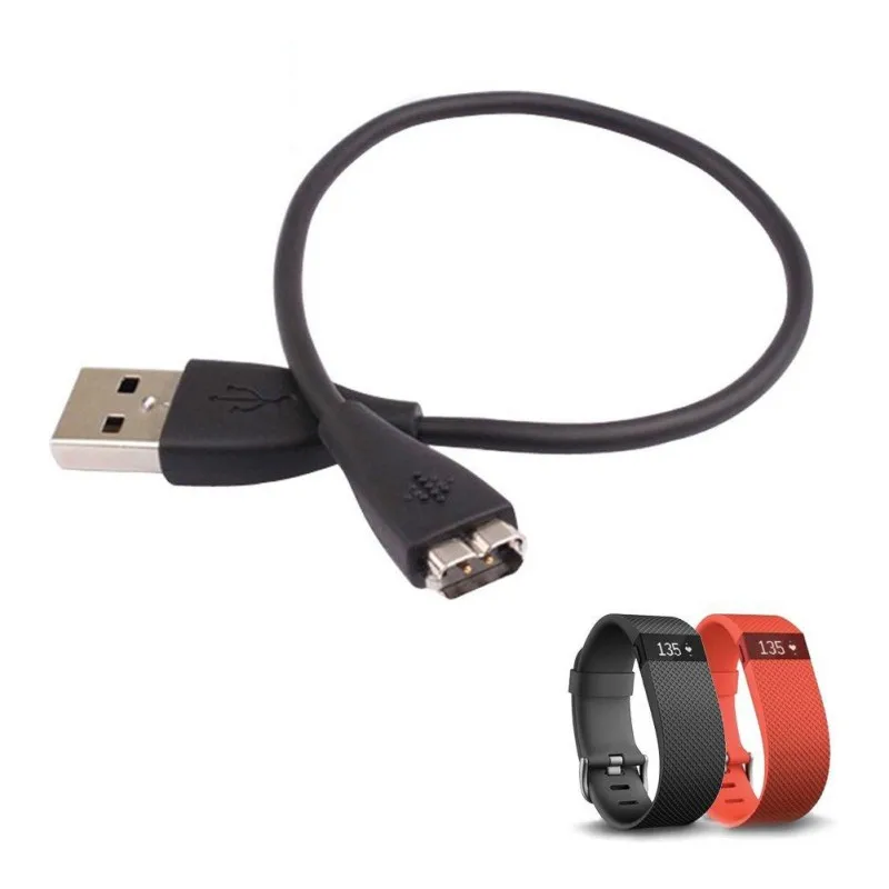 28 см черный USB зарядное устройство зарядный кабель для Fitbit зарядка HR трекер активности браслет