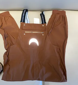 

2020 Autumn Women Casual Overalls Leg Casual Pants Reflective Luminescence Moon Print Sweatpants Trousers M2