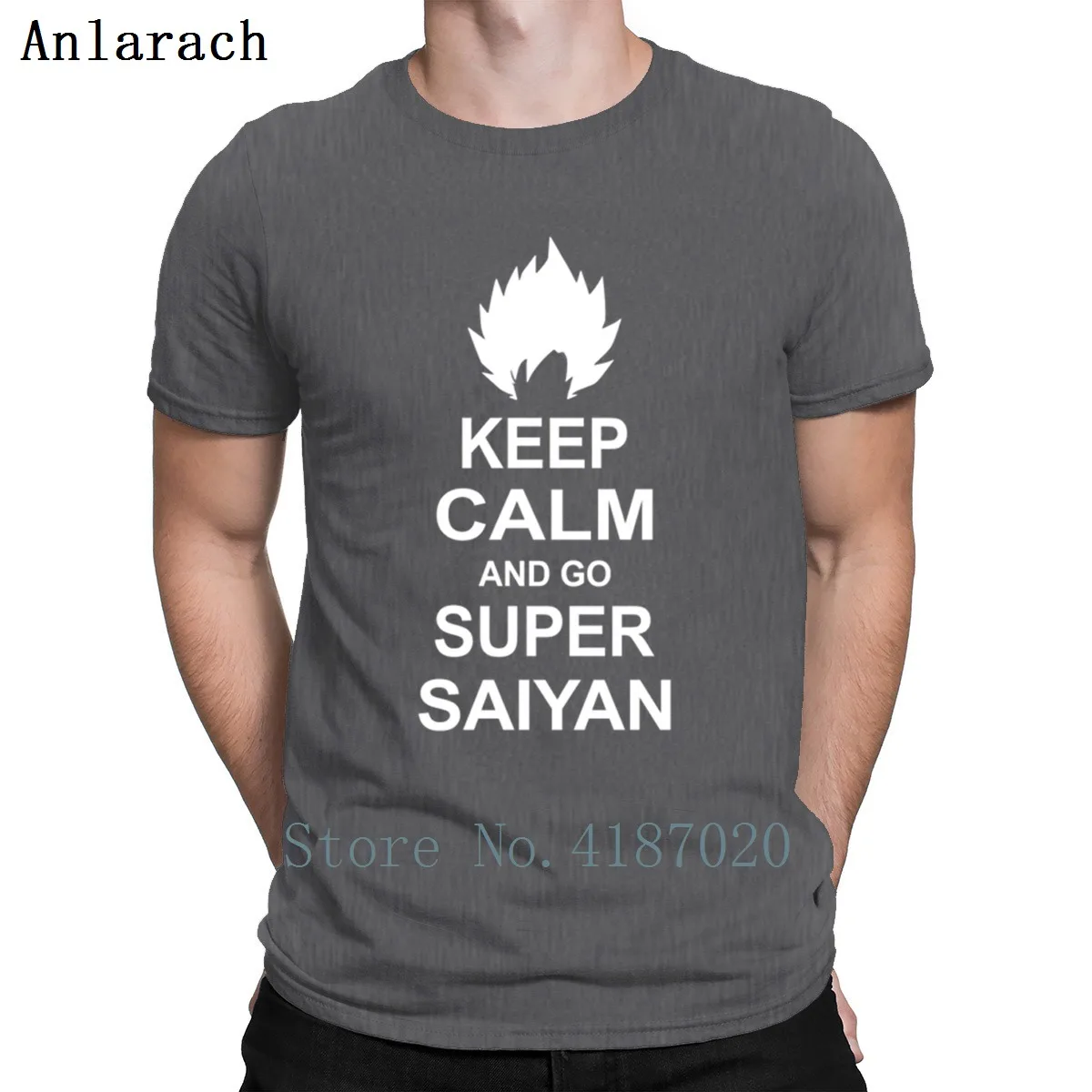 Футболка Keep Calm And Go Super Saiyan Dragon Ball Z винтажная семейная уличная футболка Goku Топы в стиле хип-хоп с индивидуальным вырезом лодочкой