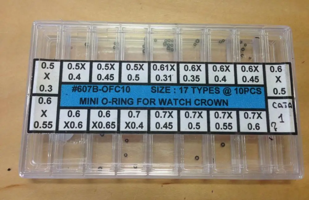 

Assortment Of Mini o-Ring For Crown Japanese Watches Watchmaker