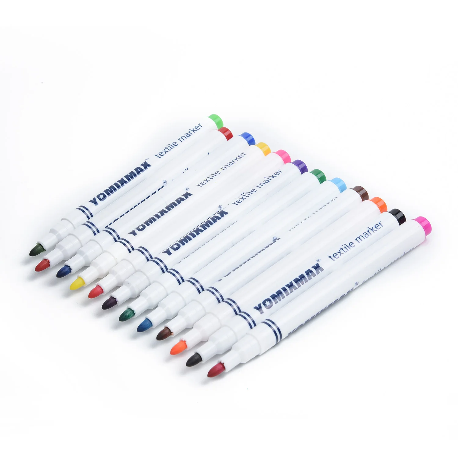 

12pcs/Set Permanent T-Shirt Marker Fabric Clothes Shoes Paint Pen DIY Graffiti