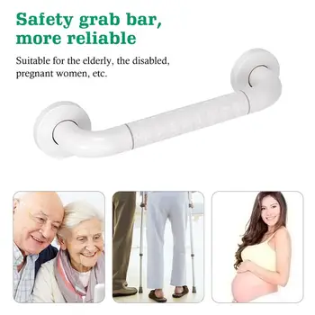 

ROSENICE Wall Grab Bar Shower Handle Bar Safety Grab Bar Safety Hand Rail Support Senior Assist Bath Handle (White)
