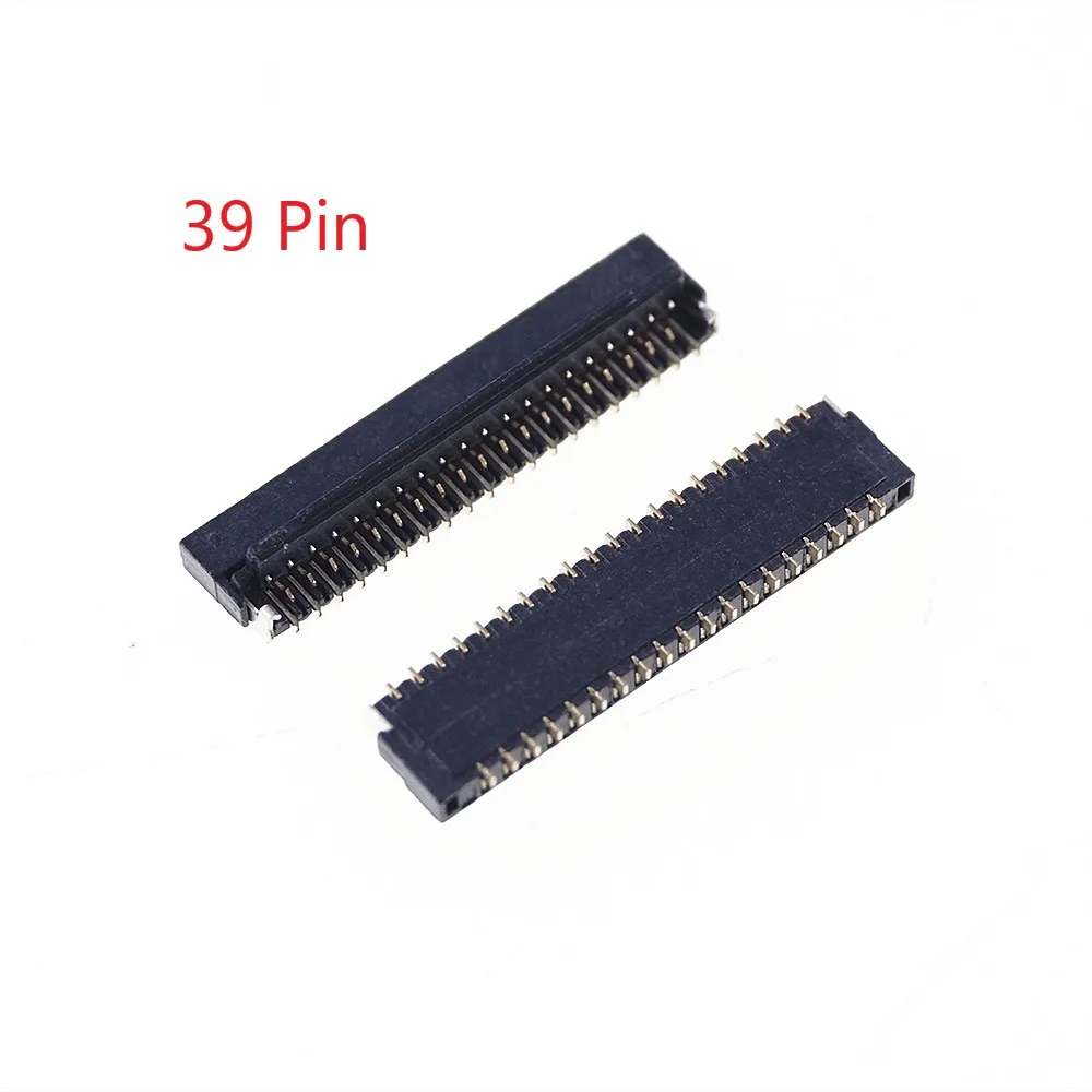 

10 Pcs SMD Low Profile FPC FFC Connector 0.3 MM 39 Pin Double Sided Leads solder PCB Cross FH26-39S-0.3SHW Receptacle Horizontal