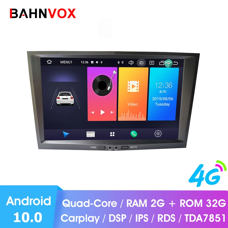 2 DIN ANDROID 10 0 Автомобильный мультимедийный DVD Радио GPS навигационный плеер для OPEL ASTRA